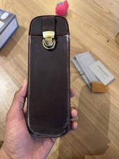 Pen case cow leather