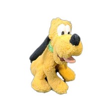 Disney Store Exclusive Sitting Pluto Plush Stuffed Animal Soft Toy Stamped