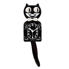 CLASSIC BLACK KIT CAT CLOCK