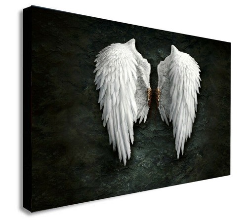 Banksy angel wings - wings, canvas