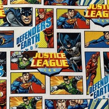 100% COTTON FABRIC DC COMIC