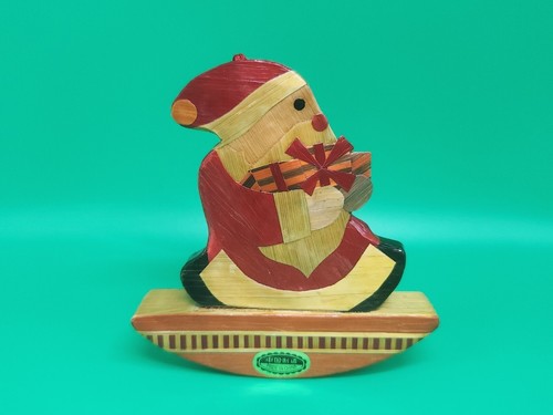 Vintage bamboo santa - vintage,