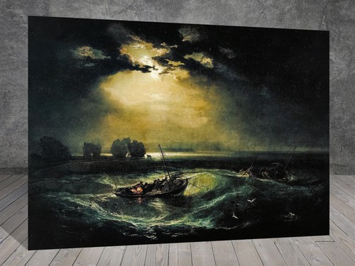 Turner fishermen at sea - m,