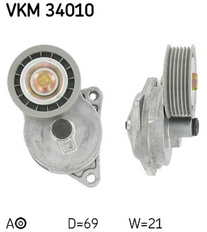 Skf tensioner pulley for ford - skf,