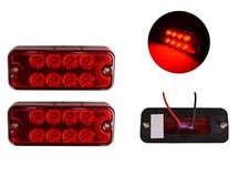 2 Pcs 12v 8 Led Front Side