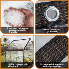 Heavy Duty Chicken Coops Cover Winter Waterproof Insulated Shelter for Poultry