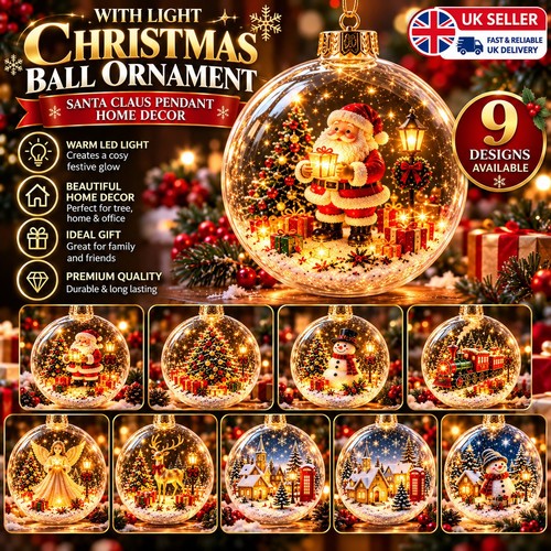 Led christmas ball - christmas, ornament