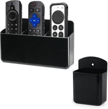 NCOALE Remote Control Holder Wall Mounted, 3 Slot and 1 Slot TV Controller Hold