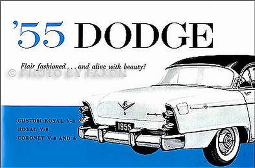 1955 dodge auto owners - 1955, manual