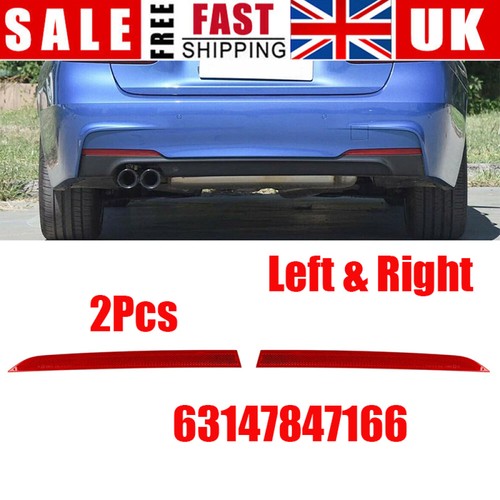 Rear bumper reflector red - rear, lens