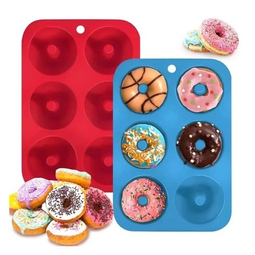 Silicone donut baking moulds - silicone,