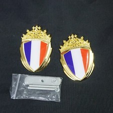 Golden Chrome France Flag