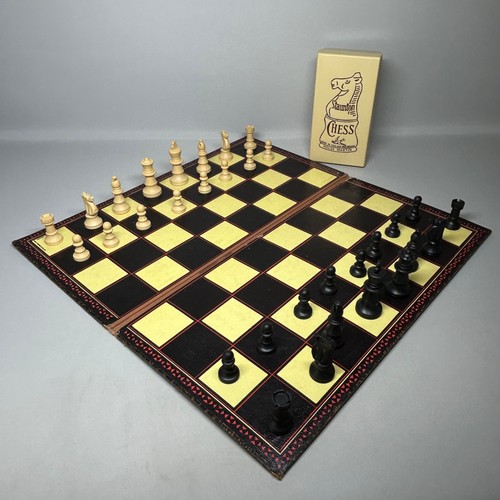 Vintage chess set staunton - chess,