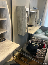 Malibu 2 Door 2 Drawer Wardrobe - Grey