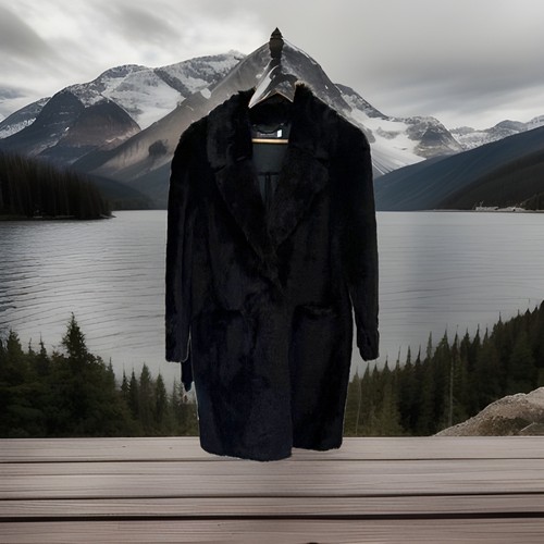 Mint velvet black faux - faux, fur