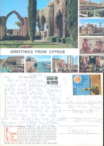 Greetings from cyprus john - from,
