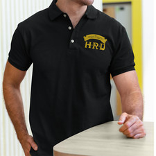 Customisable Vintage Classic Vincent HRD Motorcycle Premium Quality Poloshirt