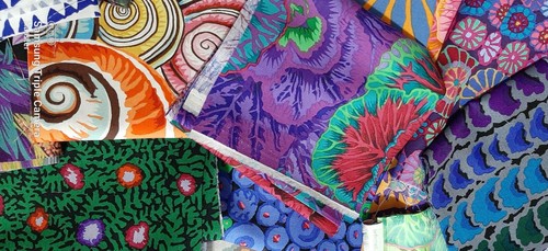 Kaffe fassett fabric scraps - kaffe,