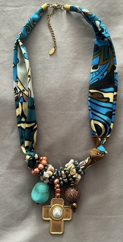 Scarf charm necklace new - scarf,