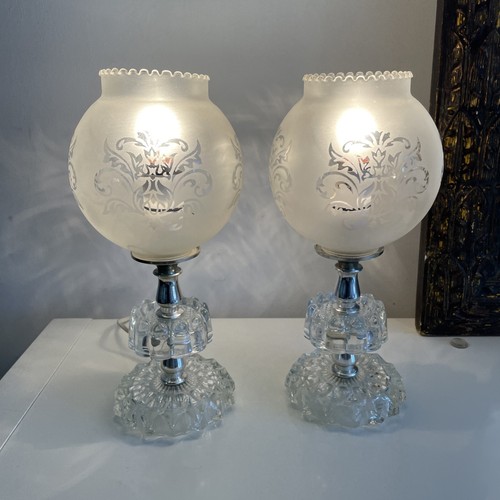 Art deco style globe lamp - lamp, x2