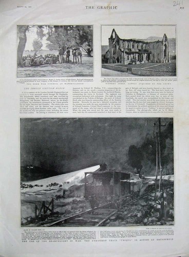Old antique print 1901 - old,