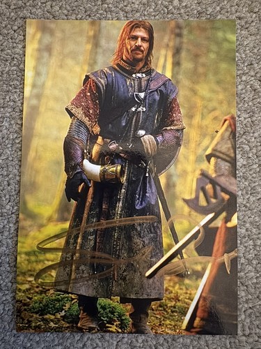 Signed photo sean bean - photo,