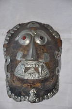 African antique decorated mask