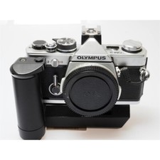Olympus OM-2 35mm SLR Film Camera Chrome Body With Winder 2