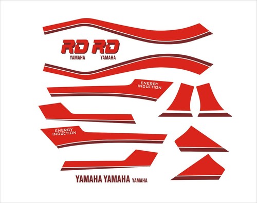 Yamaha rd125 mk2 decal kit - rd125,