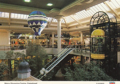 Postcard metro shopping centre - metro,