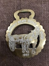 KB Cast brass. Awarded at The Great Dorset Steam Fair 1997.