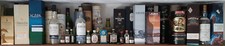 Malt whisky bottles, empty
