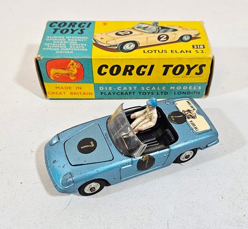 Vintage corgi 318 lotus - corgi, elan