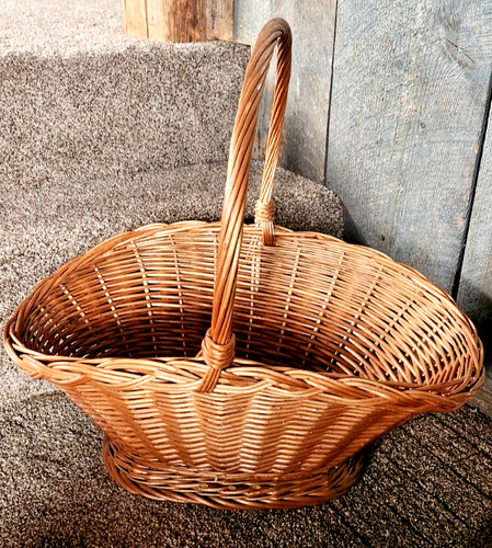 Vintage wicker woven - vintage,