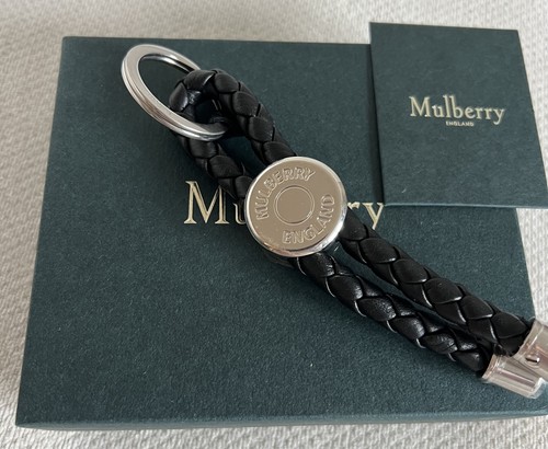 Mulberry black leather - black, braided