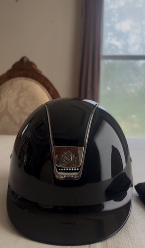 Samshield glossy riding helmet - samshield,