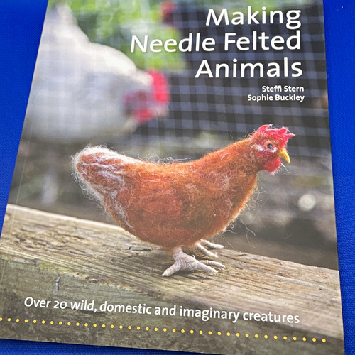 Making needle felted animals - making,