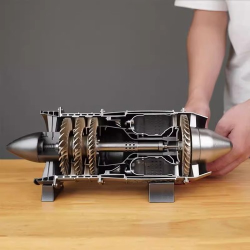 Mini turbojet engine - turbojet, model