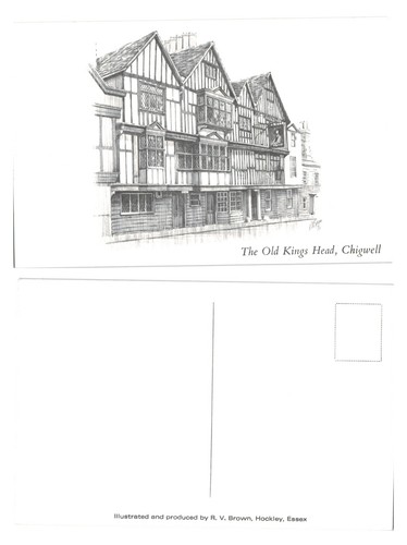 Vintage postcard the old - vintage,