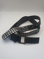 Diesel Jeans Black Gold Studded Belt Very Rare