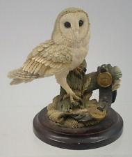 Country Artists Barn Owl with Horse Brasses by Stephen Langford 1998 Ornament
