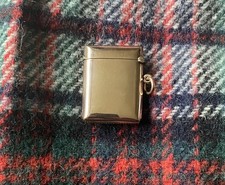 Antique 9ct Rose Gold Vesta Case. 14.5g Birmingham 1902 Plain Design.