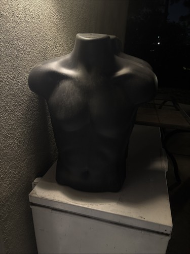 Male mannequin torso gray - male,