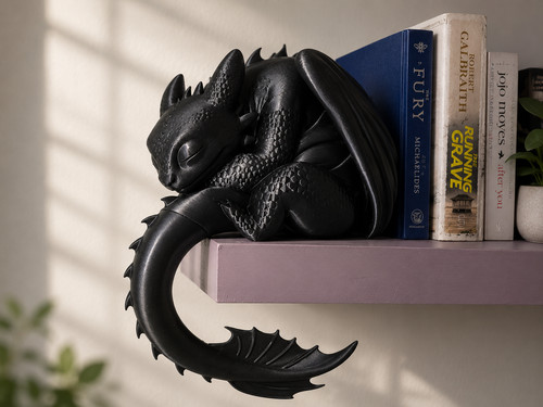 Sleeping dragon shelf critter - sleeping,