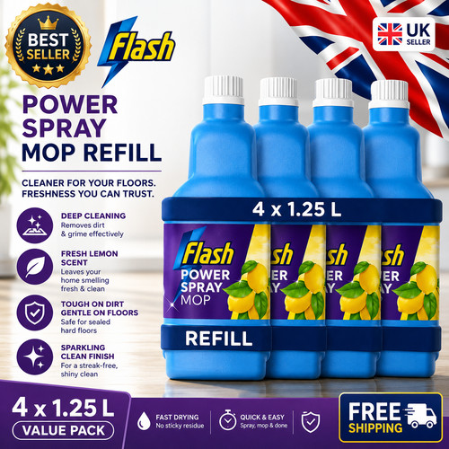 Flash power spray mop floor - power,