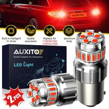 2X 1156 BA155 LED Red Car