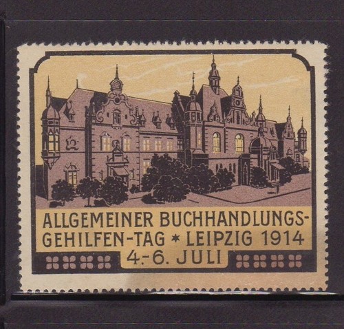 German advertising stamp - german,