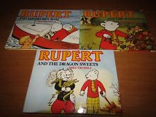 3 Vintage Rupert the Bear