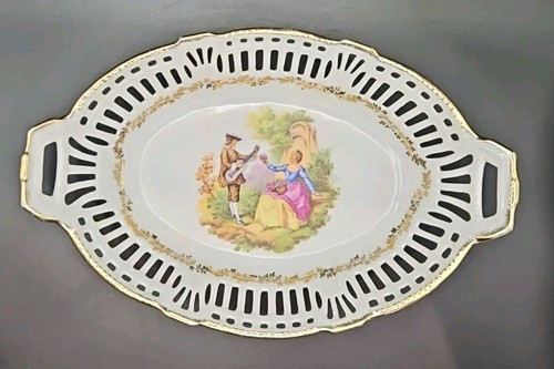 Vintage porcelain courting - vintage,