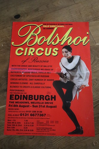 Bolshoi circus poster 57x40cm - bolshoi,